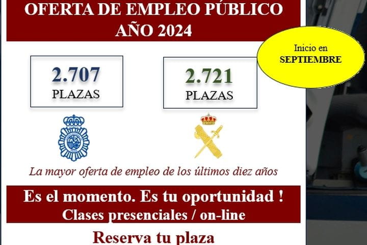 El Gobierno anuncia la mayor oferta de empleo público de la historia para 2024 -> 40.121 plazas